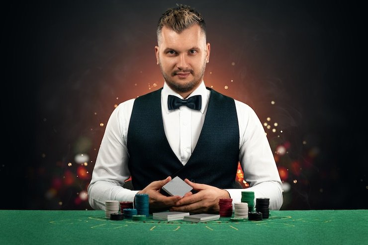 Infinite Blackjack betting interface showing multiple player seats on nadimtogel88